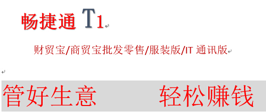 用友T1财务进销存ERP软件